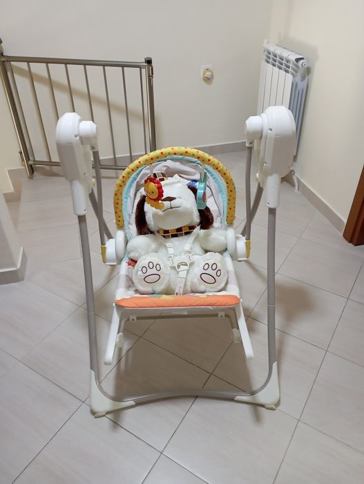 Бебешка люлка 3 в 1 Fisher Price - Музикална