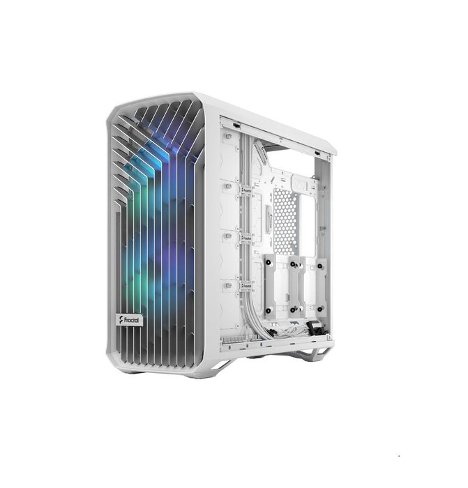 ^ Корпус Fractal Design Torrent - White RGB TG Clear Tint