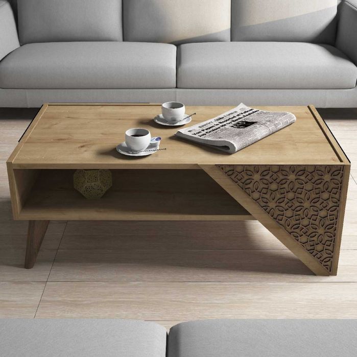 Холна маса  HM9498.01 със -CNC релефни елементи 105x58x40Hcm.