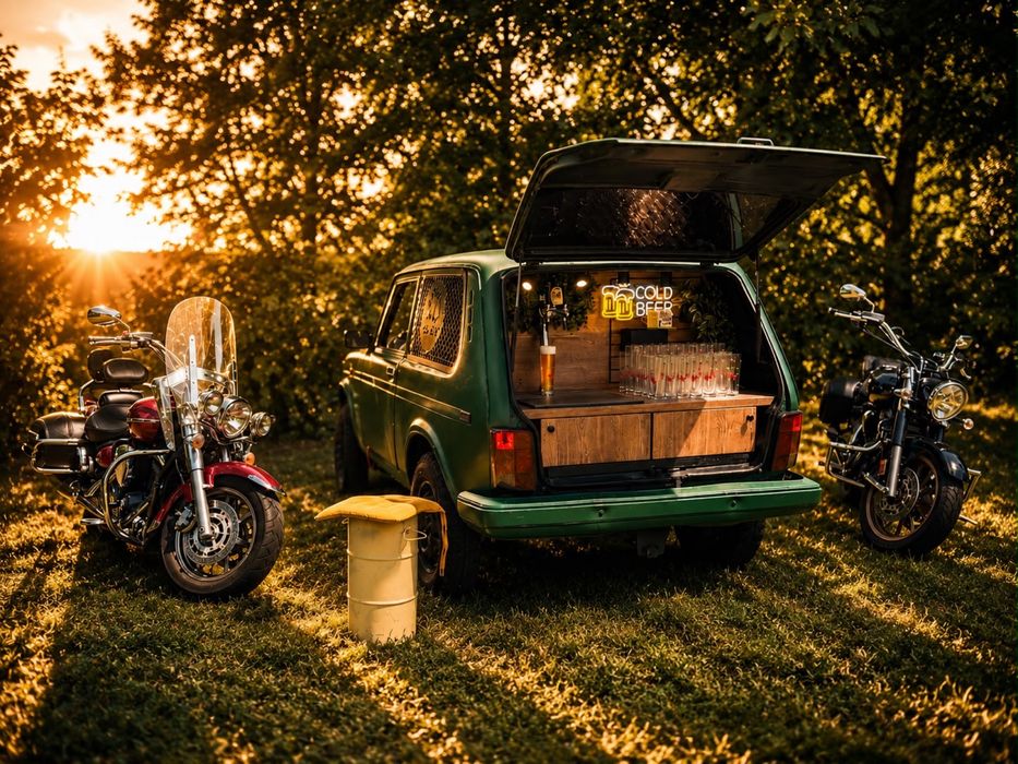 Lada cu Bere-Bar Mobil-Dozator bere