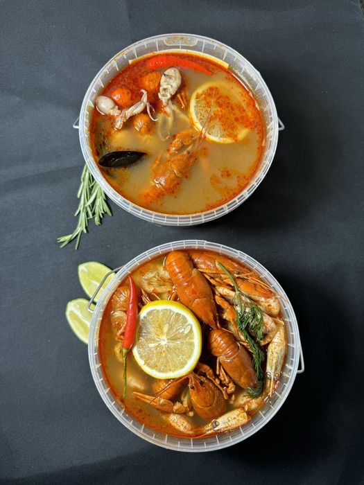 Морские сеты, раки, креветки