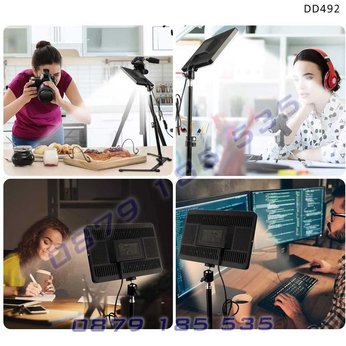 LED панел 80W правоъгълно осветление видео снимки лед светлина фото