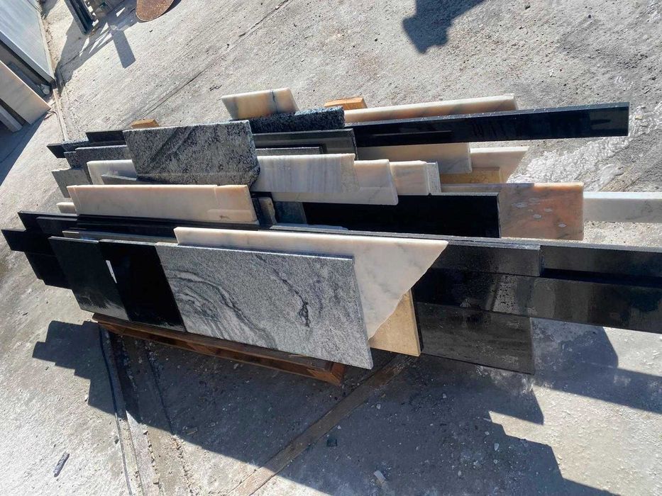 Bucăți Granit, Marmură și quartz