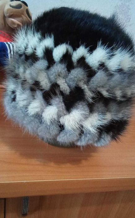 Продам шапку из норки и нерпы