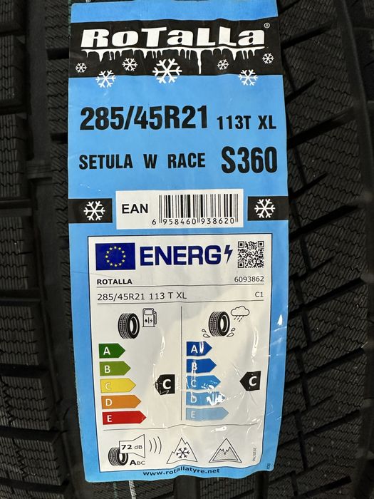 Нови Зимни Гуми ROTALLA S360 285/45R21 113T XL НОВ DOT БОРД 2854521