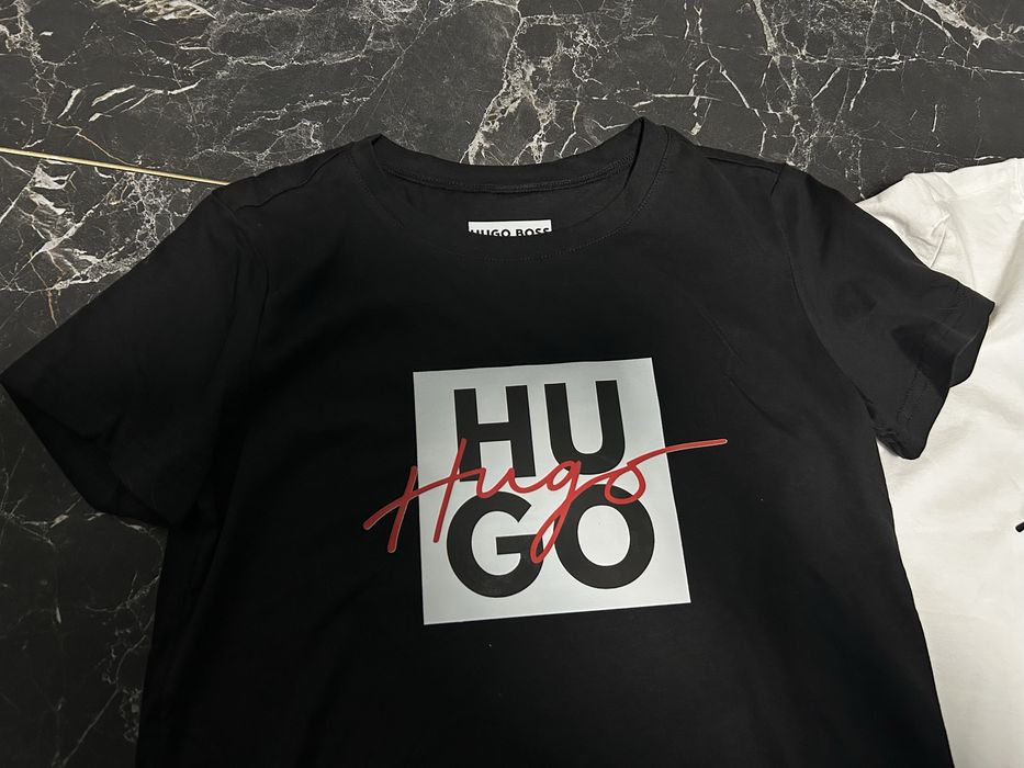 HUGO BOSS Дамска тениска с лого, размери S и М