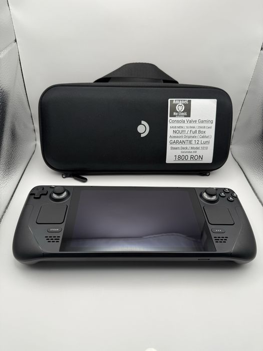 Consola Valve Gaming NOU!!! 64GB / 16GB RAM / 256GB Card Garantie 1An.
