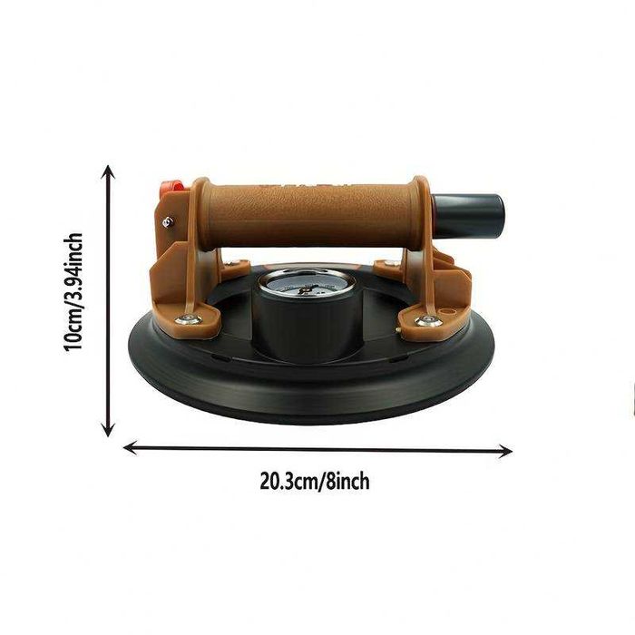 Вендуза за плочки до 250кг / 20см / дърво / стъкло