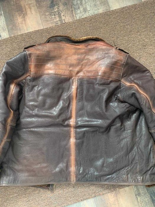 Geacă tip Aviator/Pilot piele naturală foarte moale, foarte călduroasă