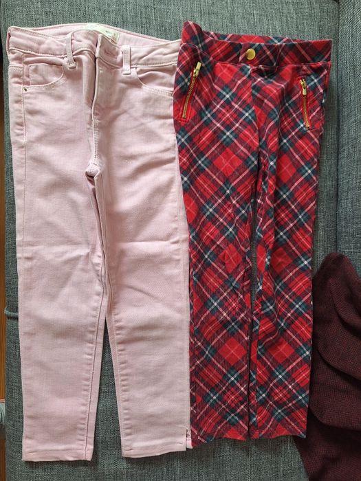 Дънки и клинове за момиче 6-8 г., нови, всичко за 10 €