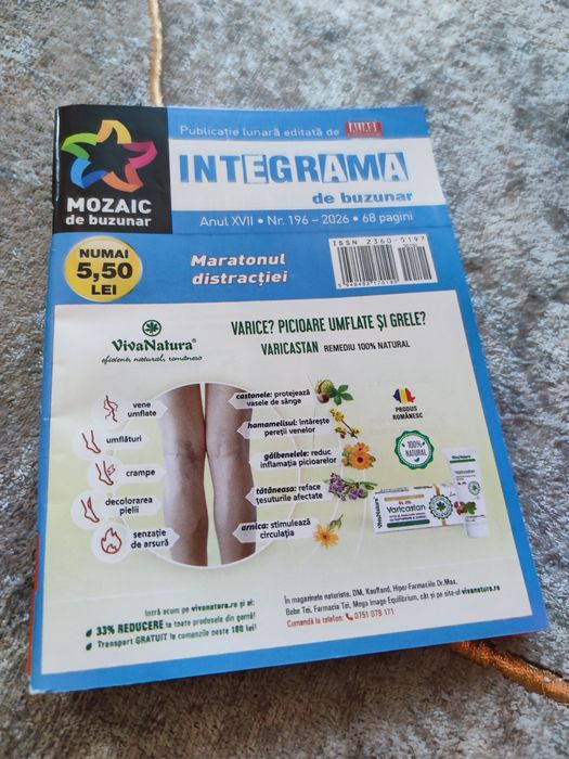 Pachet de opt publicații noi - Integrame, Rebus și Sudoku