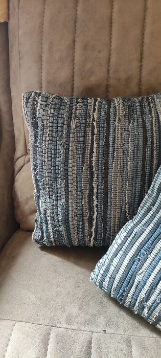 Тъкани възглавници от дънков плат