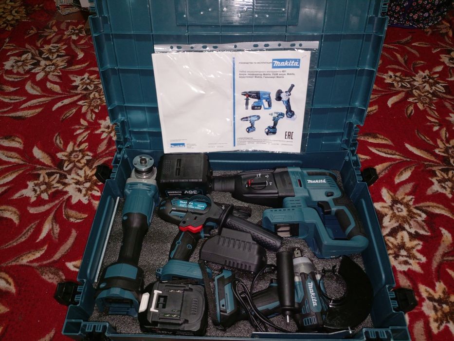 Набор электроинструментов Makita 4в1.Новый.