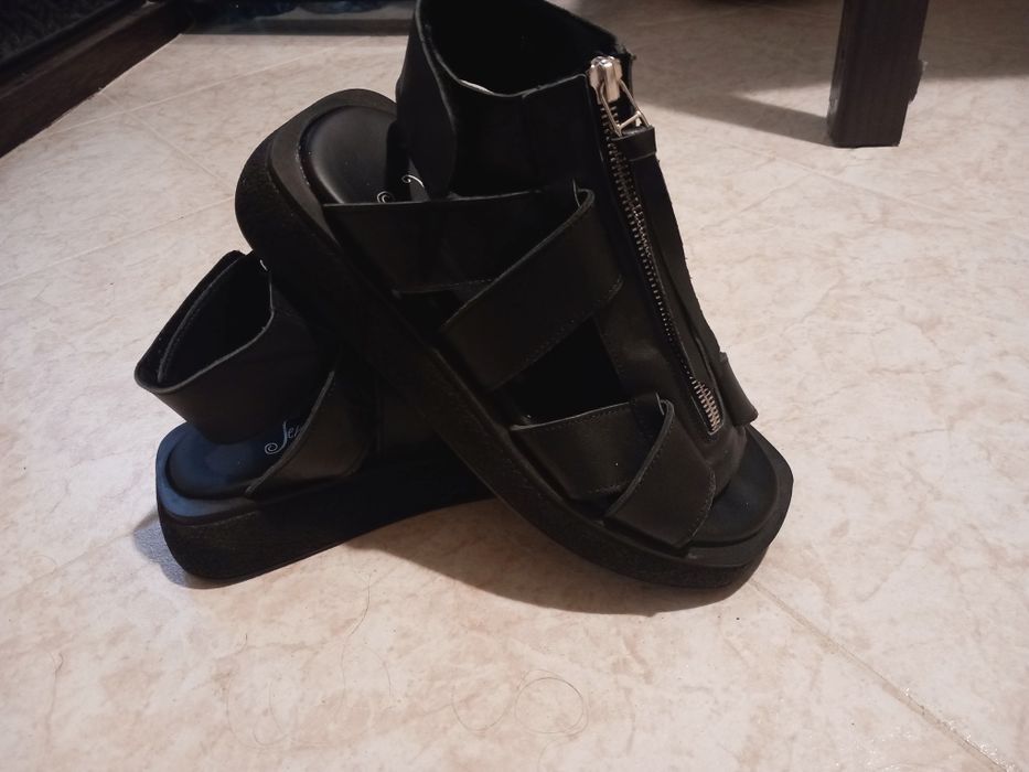 Сандали Tendenz естествена кожа