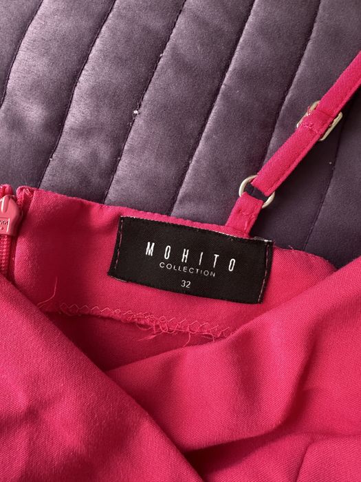 Розова официална рокля Mohito XS