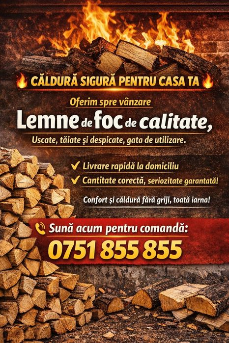 Lemne de foc Preturi Mici
Ofer spre vânzare lemne d