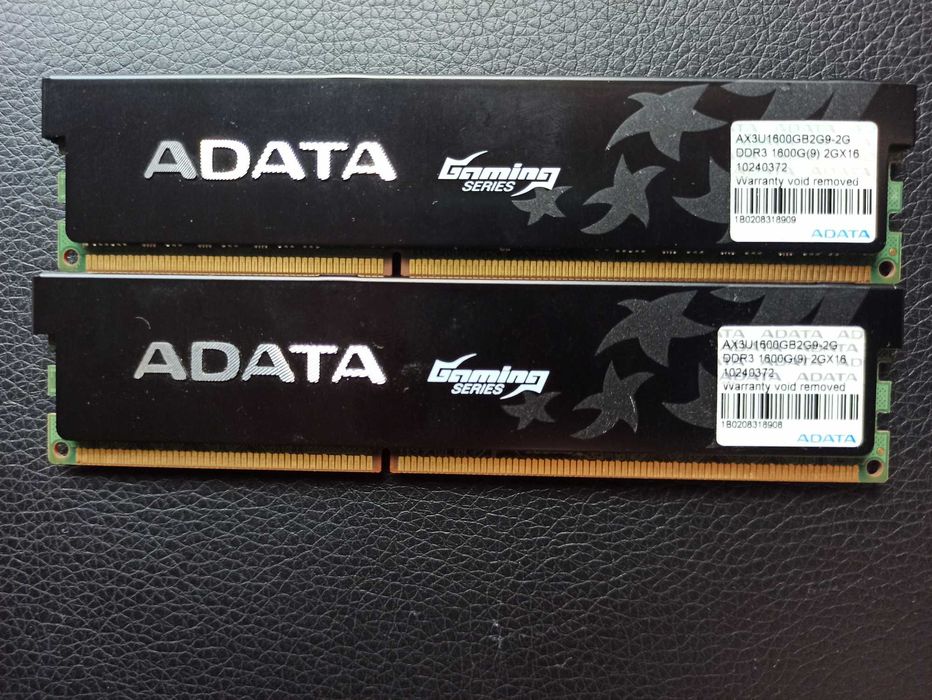 ADATA DDR3 4GB (2x2GB) Desktop Ram