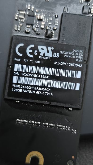 Ssd Samsung MZ-DPC128T/0A2 / 128gb