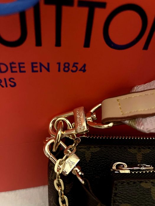 Geantă/Poșetă Lous Vuitton Multi Pochette Pink 24x13x5