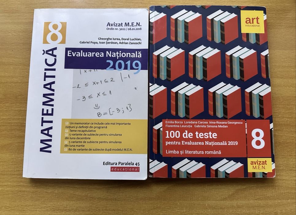 Vand 2 culegeri pentru evalurea nationala