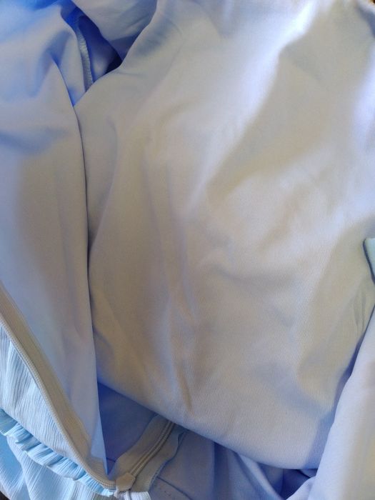 Платье небесного цвета. Одевалось 1 раз.