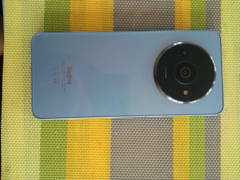 Xiaomi Redmi A3 (Светлосин) – Като нов, с оригинална кутия + Подарък кейс
