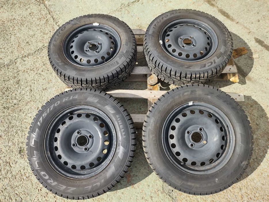 14 джанти 5х100 VolksWagen POLO 5J et35 Pirelli 175/70/14 2020г 7/9мм