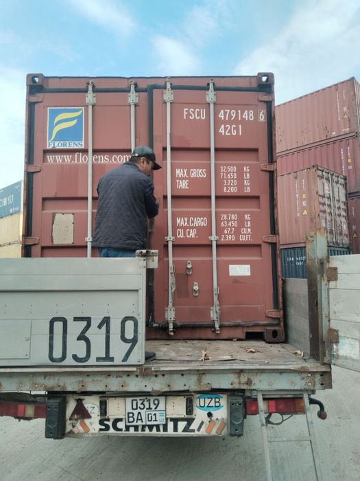 Kontyner! 12 metrlik va 6 metrlik konteynerlar bor! Sifatlik va xujjat