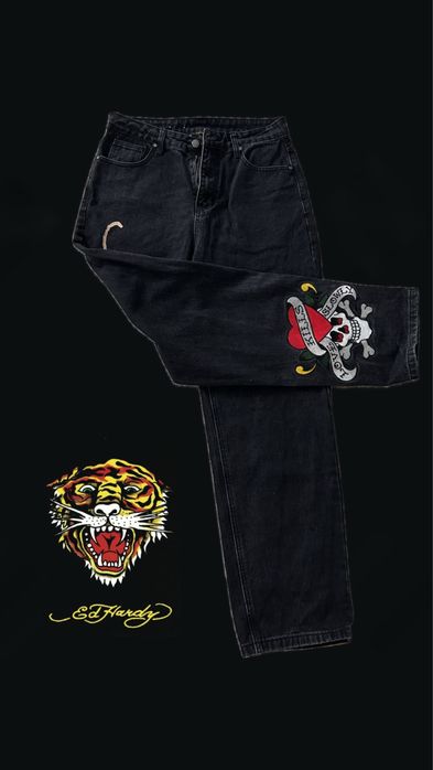 Blugi Ed Hardy, noi fara eticheta
