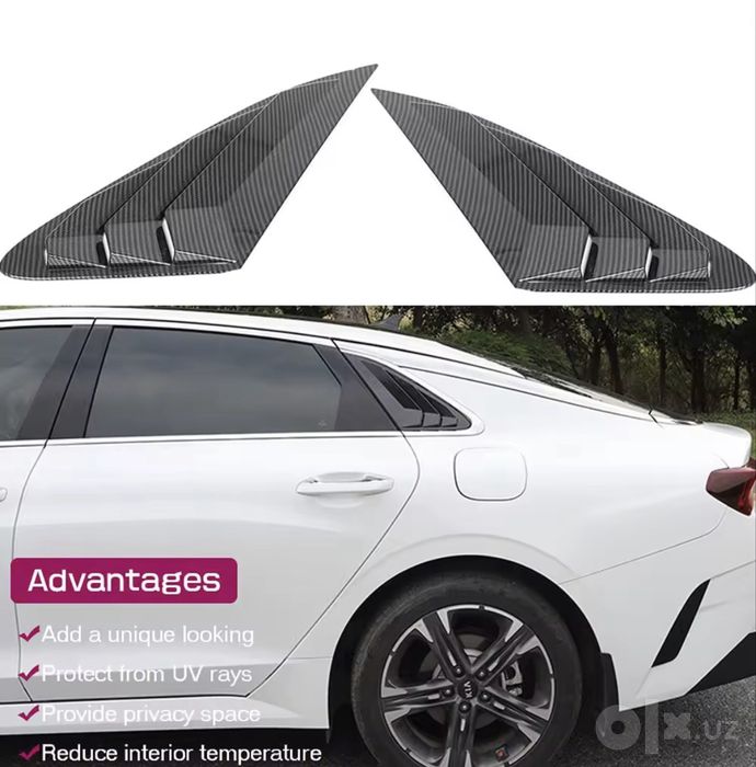Боковые форточки накладки для kia k5