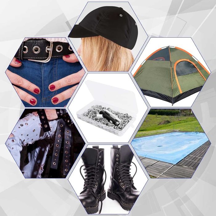 Комплект капси замба замби за брезент платнища кожа винил билборд ф12