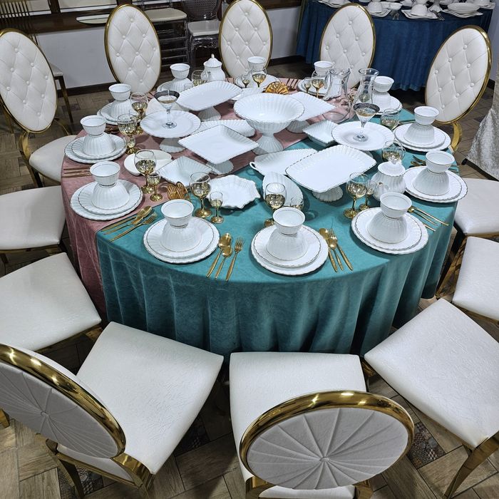 Прокат Аренда Стол Посуда Самал 3