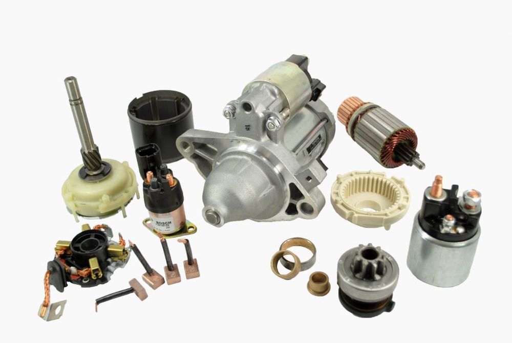 Запчасти стартер щётки бендикс