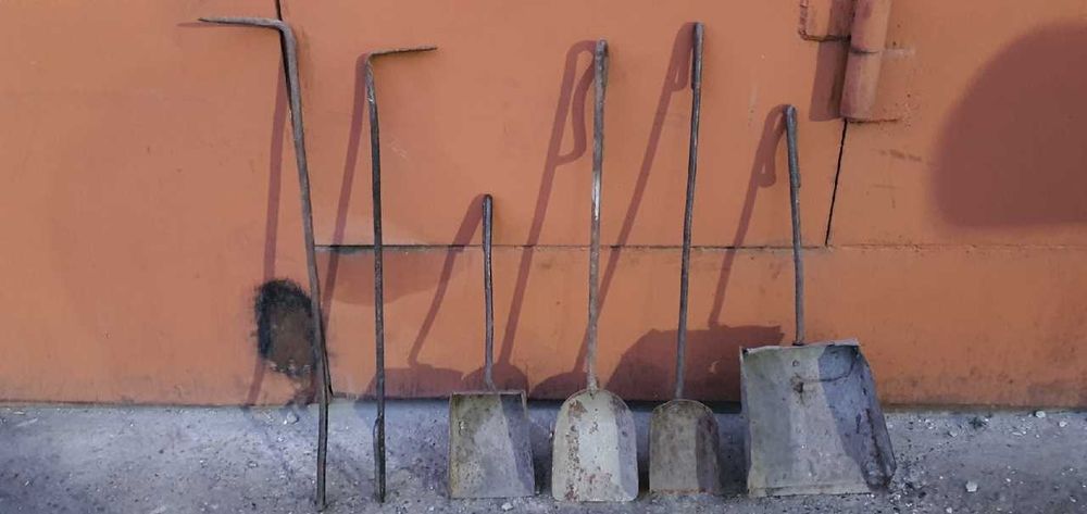 Совок металлический, Кочерга для печки  Район 1000 мелочей