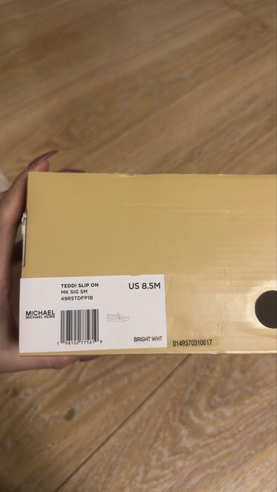 Белые слипоны оригинальные с Америки Michael  Kors