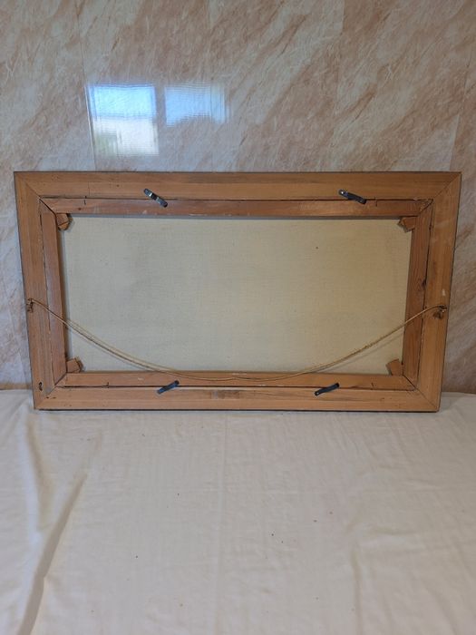 Голяма  авторска маслена картина пейзаж