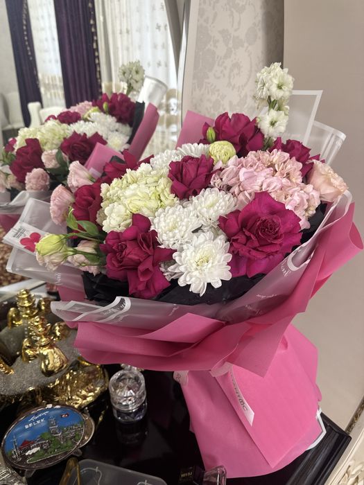 Цветы свежие бу