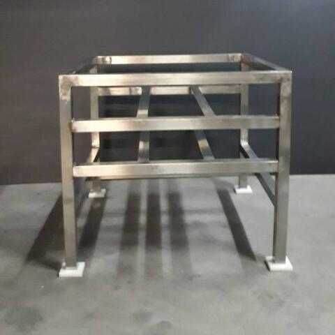 Suport inox pentru cuptor, suport inox blat polietilena