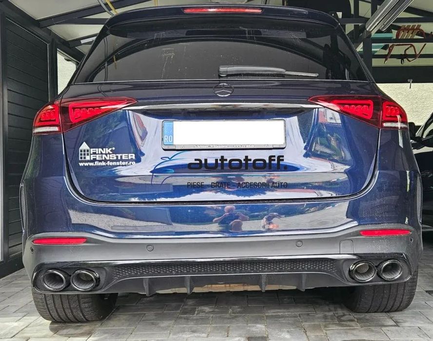 Difuzor bara spate Mercedes GLE W167 (2019+) Black Look 53 AMG