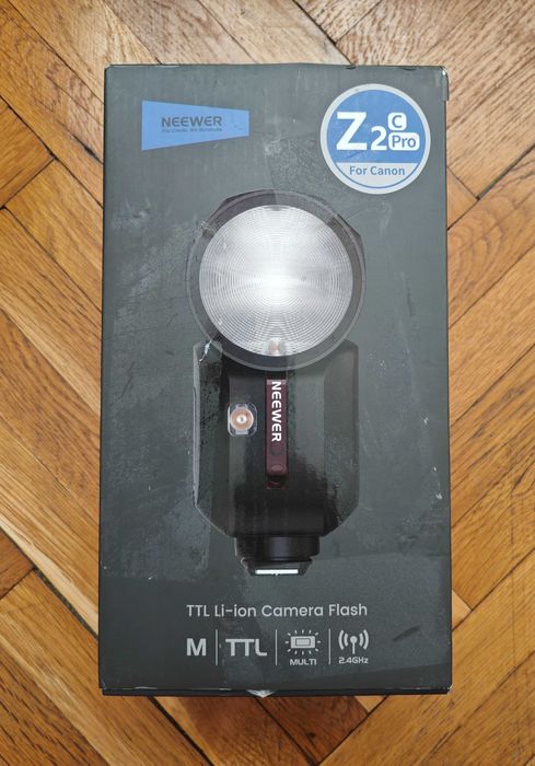 NEEWER Z2 PRO 76Ws TTL Round Head Flash Speedlite Canon светкавица
