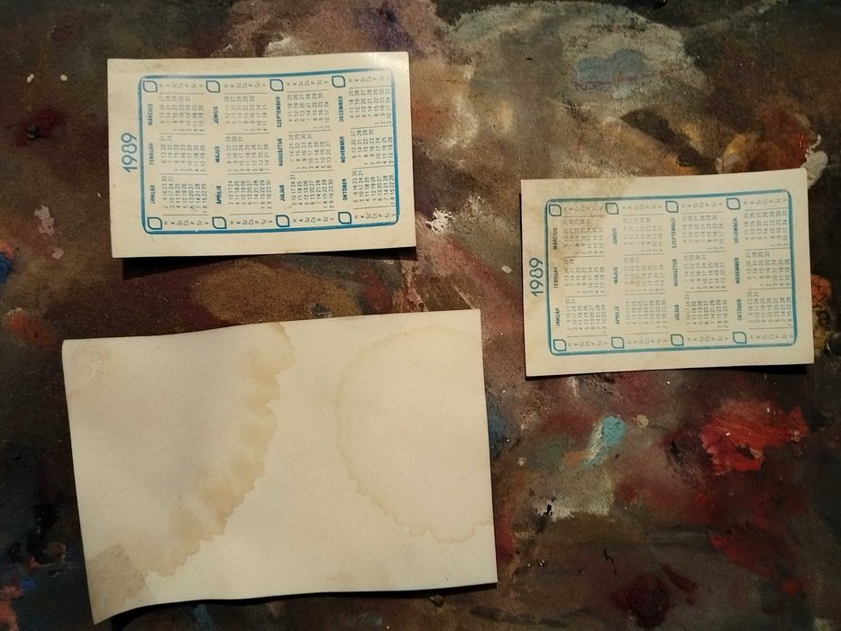 Списание Днес и утре 1989  и Джобни календарчета