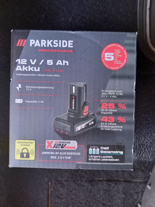 Acumulator 5Ah parkside