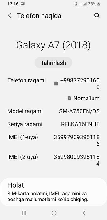 Samsung A7 64 Gb