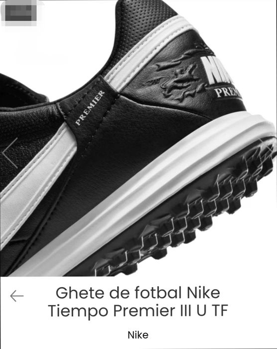Nike Tiempo Premier. III U TF mărimea 43