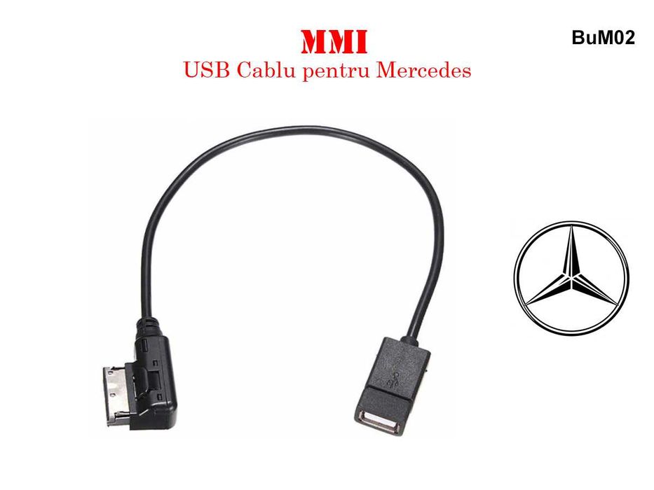 Cablu Adaptor AMI MMI cu USB MMI AMI MDI Mercedes A B C E S GL ML L