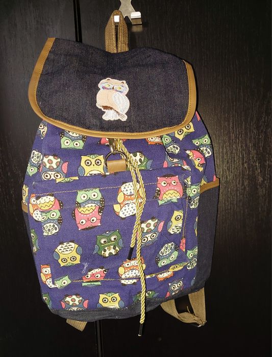 Rucsac   imprimeu bufnita