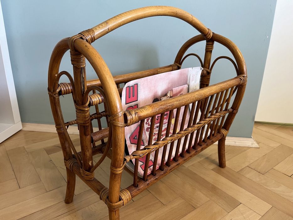 Бамбукова поставка за списания / 70-те