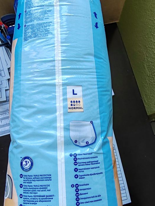 Chiloței pentru incontinenta urinară SENI și TENA   Large