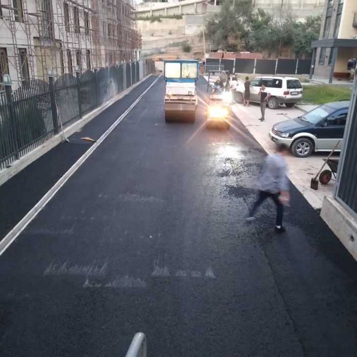 Асфальтирование дорог и улиц