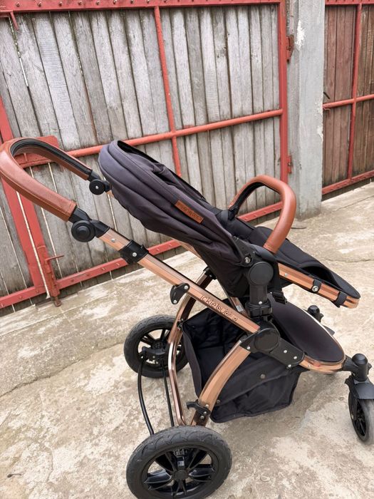 Cărucior/căruț copii 3 în 1 sport+landou+scaun auto , Ickle Bubba Stomp V4 Travel System With Isofix Base